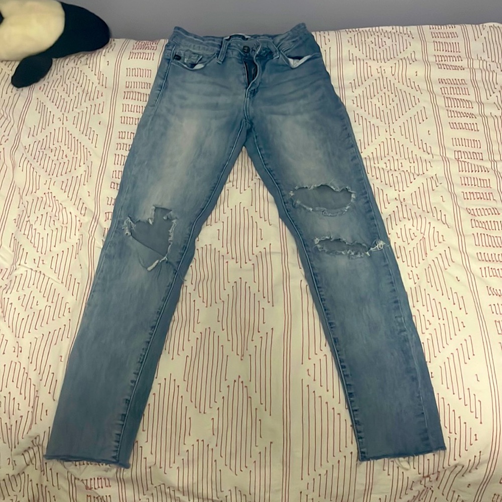 Lightly worn KanCan jeans, high waisted ankle cut